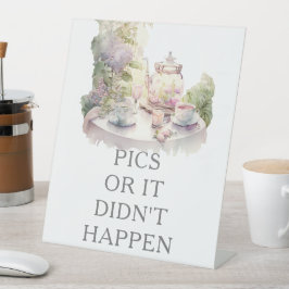 庭園の結婚式使い捨てカメラアイディア 台座サイン