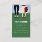 庭園の結婚式、 名刺 (裏面)