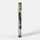 庭園の美しい春の日本の風景 iPhoneケース (右側面)