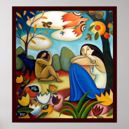 庭園の鎮守ポスター ポスター (正面)