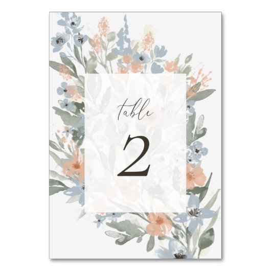 庭園の飾り台番号 テーブルナンバー (正面)