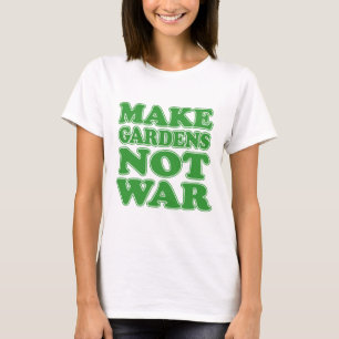 庭園を戦争から遠ざける Tシャツ