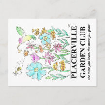 庭園デザインのポストカード