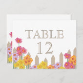 庭園パーティー収集テーブルカード ポストカード (正面/裏面)