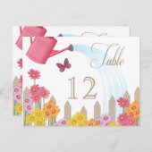 庭園パーティー収集テーブルカード ポストカード (正面/裏面)