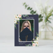 庭園フローラ卒業写真ありがとうはがき ポストカード (スタンド正面)