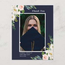 庭園フローラ卒業写真ありがとうはがき ポストカード