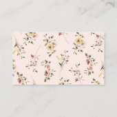 庭園ベビー開花図書ベビー エンクロージャーカード (裏面)