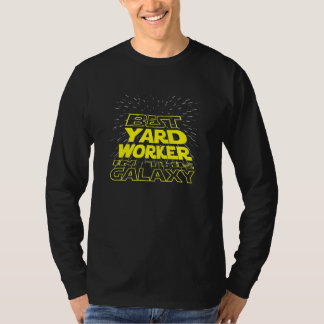 庭園作業員 かっこいい銀河の仕事 Tシャツ