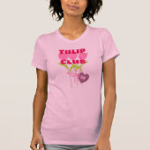 庭園愛好家ピンクチューリップクラブ Tシャツ (正面)