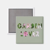 庭園愛好家フローラ文字 マグネット (正面/裏面)