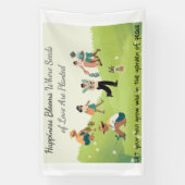 庭園愛好家引用文ビニールバナー – 2.5'x4'。 横断幕 (縦)