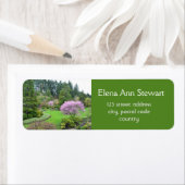 庭園春、美しい自然 ラベル (インサイチュ)