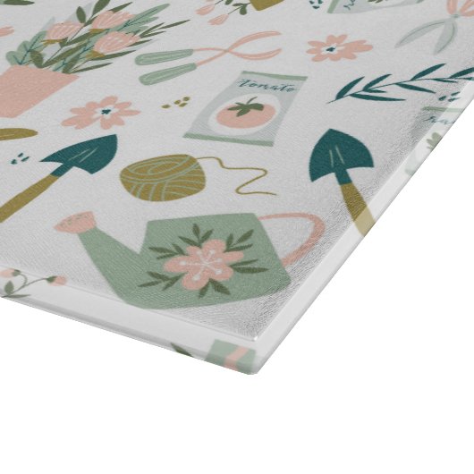 庭園時間ガラス切断板 カッティングボード (角)