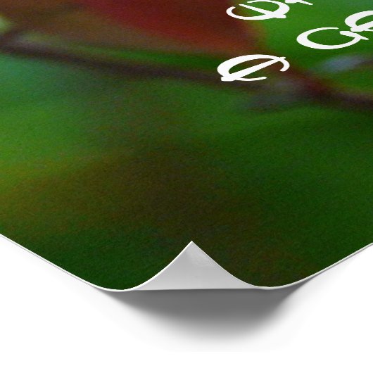 庭園満足中国の論 ポスター (角)