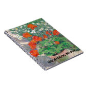 庭園用のカスタマイズ可能なスパイラルノートブック ノートブック (右側)
