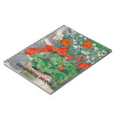 庭園用のカスタマイズ可能なスパイラルノートブック ノートブック (左側)