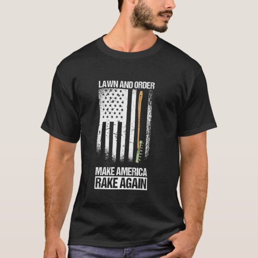 庭園用芝及びオーダーガーデニング Tシャツ (正面)