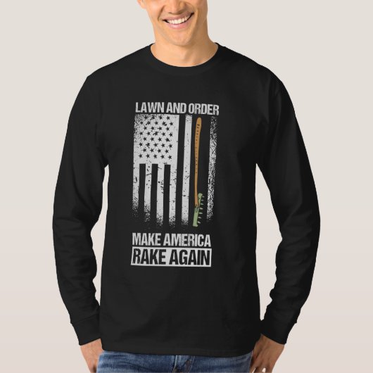 庭園用芝及びオーダーガーデニング Tシャツ (正面)