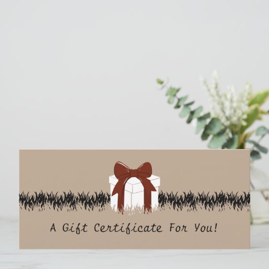 庭園維持個人手書贈与証 (スタンド正面)