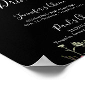 庭園色数々のの山花看板ドリンク看板 ポスター (角)