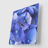 庭園花 スクエア壁時計 (傾斜)