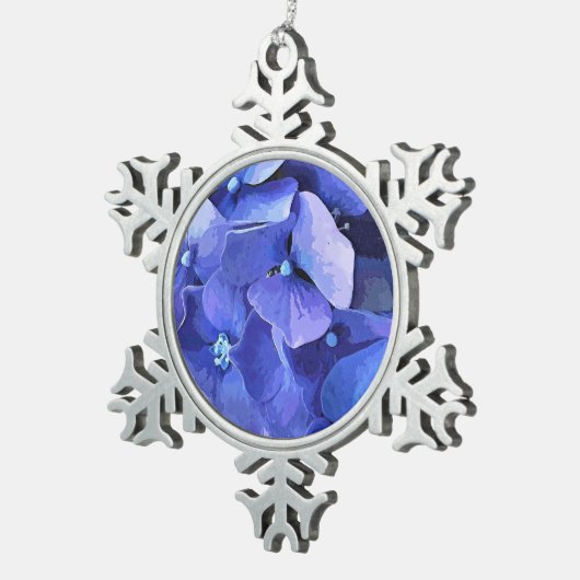 庭園花 スノーフレークピューターオーナメント (右)