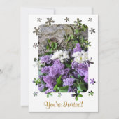 庭園花 招待状 (正面)