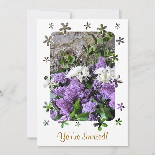 庭園花 招待状 (正面)