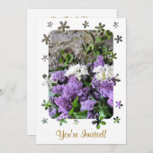 庭園花 招待状 (正面/裏面)