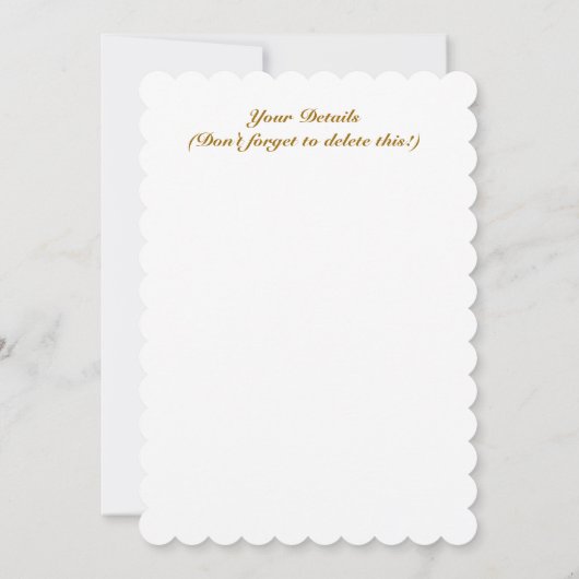 庭園花 招待状 (裏面)