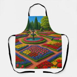 庭園風景 エプロン