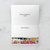 庭園02カスタマイズ可能グリーティングカード カード (内部)