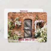 庭園 招待状 (正面/裏面)