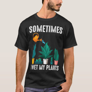 庭園 時々植物に水をやる 植物 Tシャツ