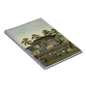 庭場面、c.1820-40 (w/c紙で) 4 ノートブック (右側)