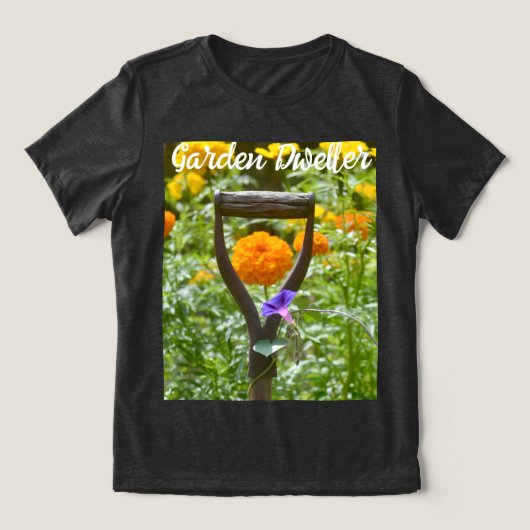 庭好きのためのガーデンドゥエラーTシャツ トライブレンドTシャツ (デザイン正面)