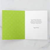 庭師おもしろい用誕生日カード カード (内部)