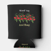 庭師おもしろい雑草emと刈り取り 缶クーラー (裏面)