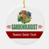 庭師おもしろい セラミックオーナメント (裏面)