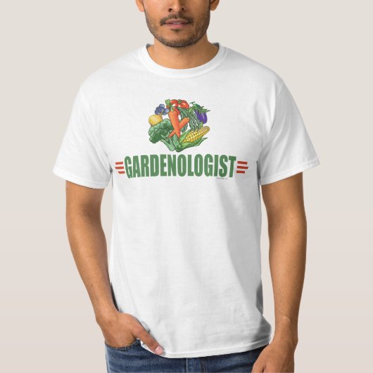 庭師おもしろい Tシャツ (正面)