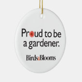 庭師があること誇りを持った セラミックオーナメント (右)