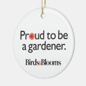 庭師があること誇りを持った セラミックオーナメント (左)