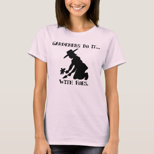 庭師が…家でやる。 Tシャツ (正面)