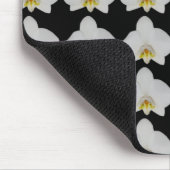 庭師と花のための蘭の花模様 マウスパッド (コーナー)