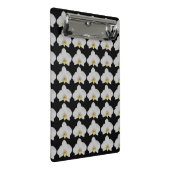 庭師と花のための蘭の花模様 ミニクリップボード (アングル)