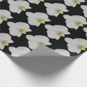 庭師と花のための蘭の花模様 ラッピングペーパー (角)