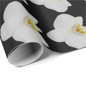 庭師と花のための蘭の花模様 ラッピングペーパー (ロールコーナー)