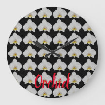 庭師と花のための蘭の花模様