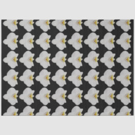 庭師と花のための蘭の花模様 薄葉紙